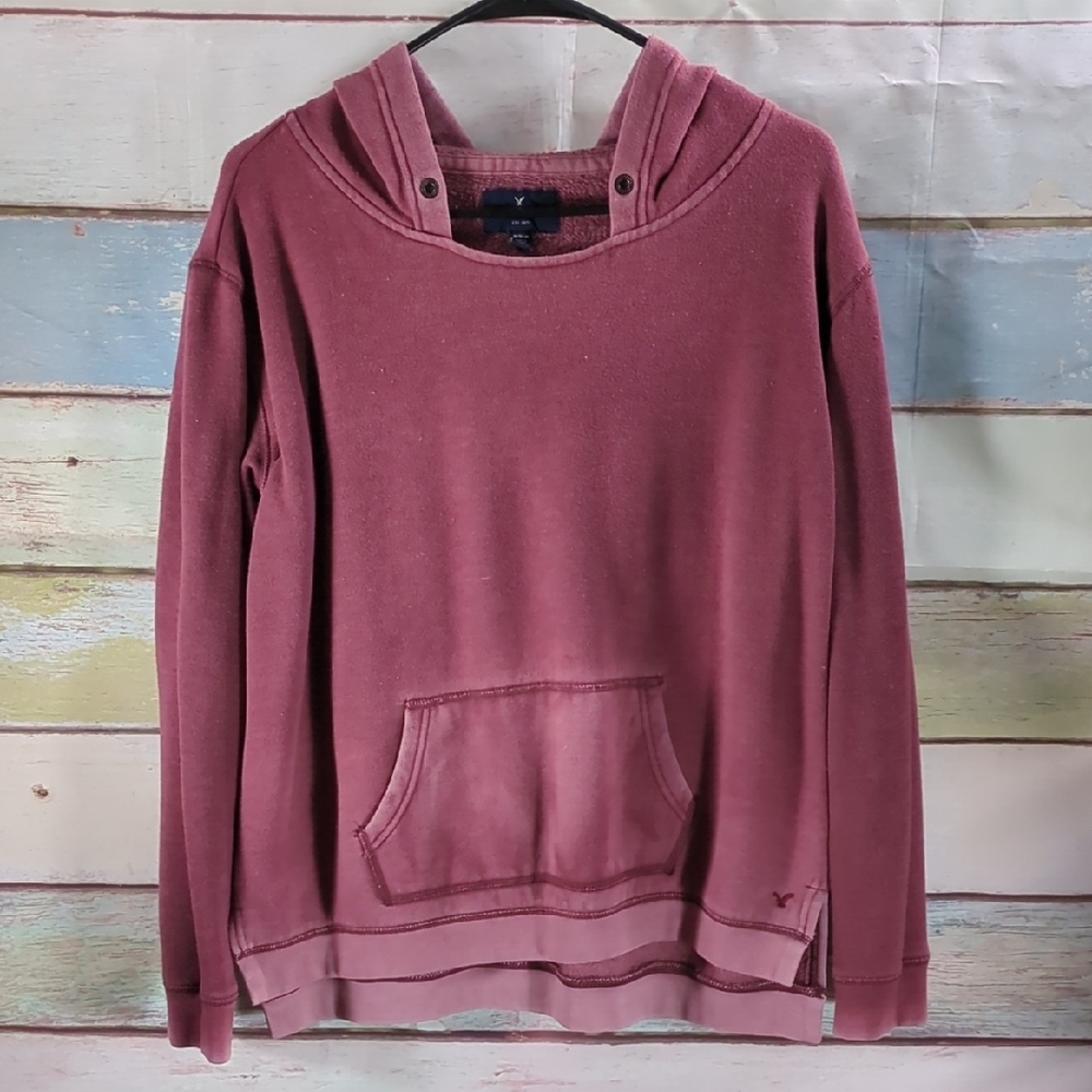 American Eagle Outfitters Pink Hoodie Sweatshirt